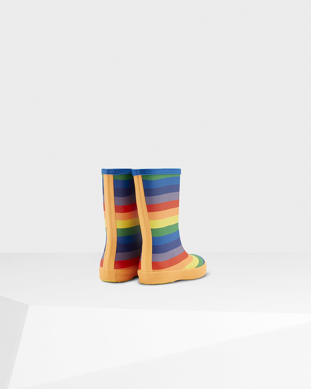 Hunter Niños Original First Classic Rainbow - Botas de Lluvia Multicolor - 596-FOWREC